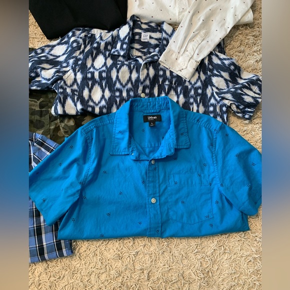 2 Boys Size 12 Husky dress pants and 5 dress Size Large shirts - Picture 3 of 5